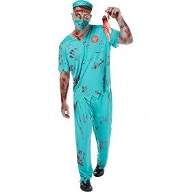 Funidelia | Déguisement docteur zombie pour homme Mort-vivant, Horreur - Déguisement pour Adultes et accessoires pour Hallowe