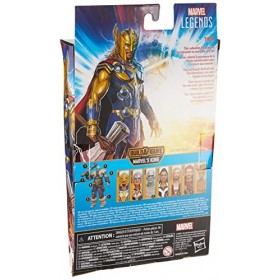 Marvel Legends Thor: Love and Thunder, Figurine de Collection Star-Lord de 15 cm, 2 Accessoires, 1 pièce Build-a-Figure