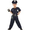 Funidelia | Déguisement de policier pour garçon taille 7-9 ans Agent de Police, FBI, Professions - Couleur: Bleu, accessoire 