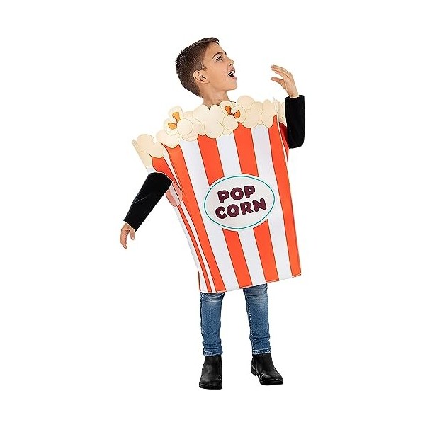 Funidelia | Déguisement Pop Corn pour fille et garçon Déguisement pour enfant et accessoires pour Halloween, carnaval et fête