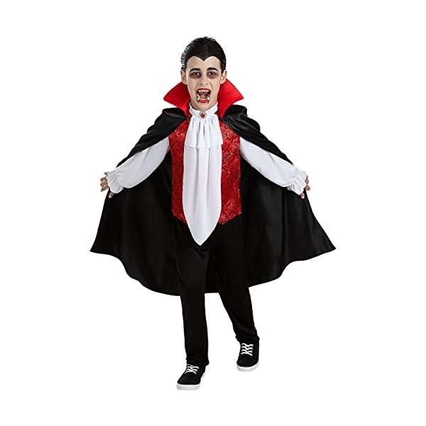 Funidelia | Déguisement Compte Dracula pour garçon Halloween, Horreur, Dracula, Vampire - Déguisement pour enfant et accessoi