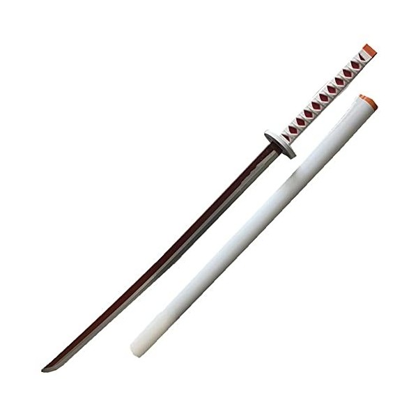 damdos Accessoire pour Halloween pour Demon of Slayer Cosplay Épée Mousse PU 80 cm Tomioka Giyuu Kamado Tanjirou Épée Cadeaux