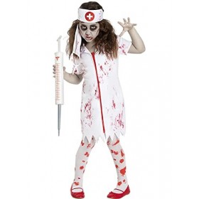 Funidelia | Déguisement infirmière zombie pour fille Déguisement pour enfant et accessoires pour Halloween, carnaval et fêtes