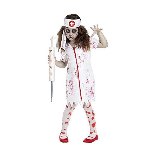 Funidelia | Déguisement infirmière zombie pour fille Déguisement pour enfant et accessoires pour Halloween, carnaval et fêtes
