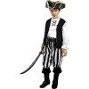 Funidelia | Déguisement pirate à rayures - Collection Blanc et Noir pour garçon taille 3-4 ans Corsair, Boucanier - Couleur: 