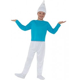 Funidelia | Déguisement de Schtroumpf 100% OFFICIELLE pour fille et garçon taille 10-12 ans The Smurfs, Dessins Animés, Petit