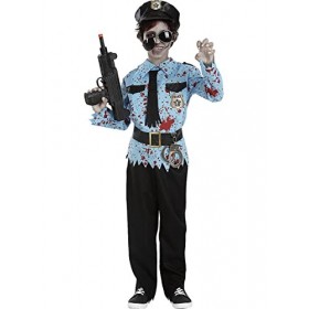 Funidelia | Déguisement policier zombie pour garçon Déguisement pour enfant et accessoires pour Halloween, carnaval et fêtes 