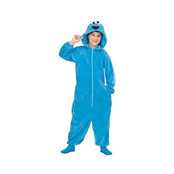 My Other Me Déguisement Pyjama Cookie Monster Taille 10-12 Ans