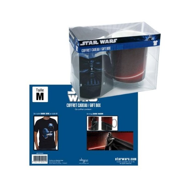 Abystyle - Abypck025m - Accessoire Pour Déguisement - Set Daccessoires - Coffret Cadeau T-shirt Et Tasse - Star Wars Dark Si