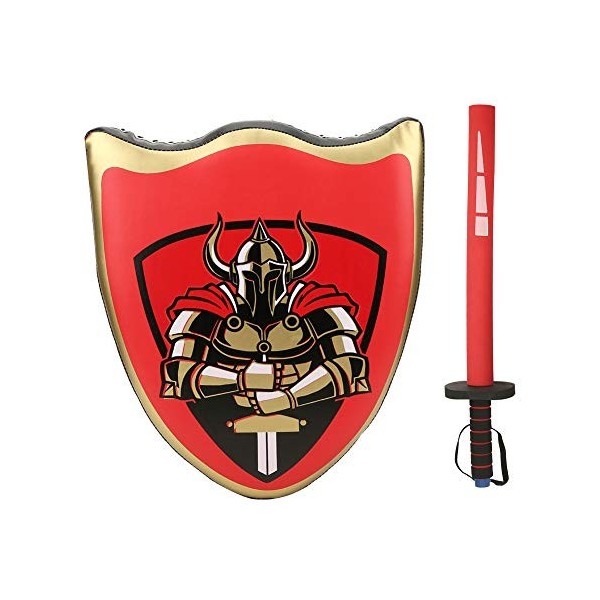 Bouclier de Chevalier pour Enfants, Bouclier de Taekwondo, épée de Chevalier, Faire Semblant de Jouer, Accessoires de déguise