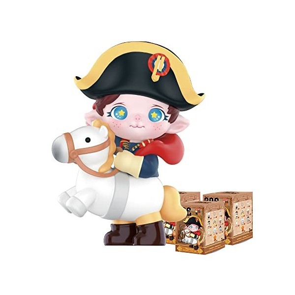 POP MART Zoe Fantastic Museum Series 1 boîte de 6,3 cm Personnage articulé de qualité supérieure Cadeau pour femme Boîte aveu