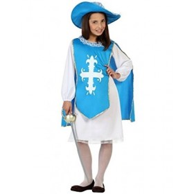 Atosa - 23668 - Costume - Déguisement De Mousquetaire - Fille - Taille 4