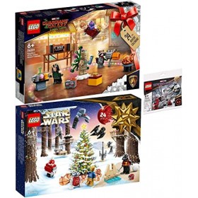 Lego 76231 Lot de 3 calendriers de lavent, 75340 Star Wars et 30443 Spider-Mans Pont-enduel