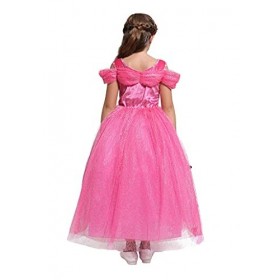 Lito Angels Deguisement Robe Belle au Bois Dormant Princesse Aurore avec Accessories Enfant Fille, Anniversaire Fete Carnaval