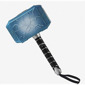 sookin Marteau Deluxe de Thor Avengers Héros Thor Marteau 31CM avec LED Lumière Et Son Jouet Armes Halloween Jeu De Rôle Cosp