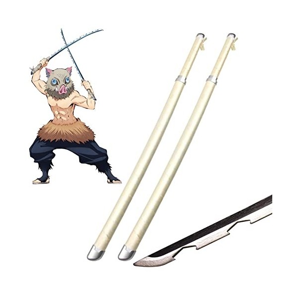 Lnder Katanas Hashibira Inosuke, épée De Samouraï Danime Japonais pour Jeu De Rôle Et La Collection, 75cm/100cm Size : Hash