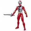 Power Rangers, Ranger Rouge Dino Fury, Figurine articulée de 30 cm inspirée de la série télé Power Rangers