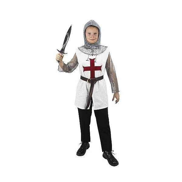 DigiTizerArt Costume de chevalier pour garçons et filles Robe médic