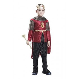 KIRALOVE Costume - prince - enfants - carnaval - halloween - déguisement - excellente qualité - taille m 110/120 cm cosplay