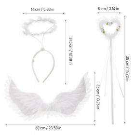 Abaodam 3 Ensembles Ailes DAnge Costumes Adultes Tenues Pour Filles Costumes Pour Filles Anges Costume Accessoires Habiller 