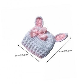 Abaodam 2 Ensembles DAccessoires Accessoires Photo Nouveau-Né Costume De Lapin Costumes De Photographie Costumes Tenue Pour 