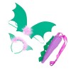 Toyvian 3 Ensembles DAccessoires Kit De Costume De Dinosaure Bandeau De Dinosaure Enfants Costume De Dragon Enfant Bandeaux 