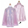 Great pretenders - Silver Sequins Cape Casquettes, Masques et Accessoires de Fête, Rose 50667 