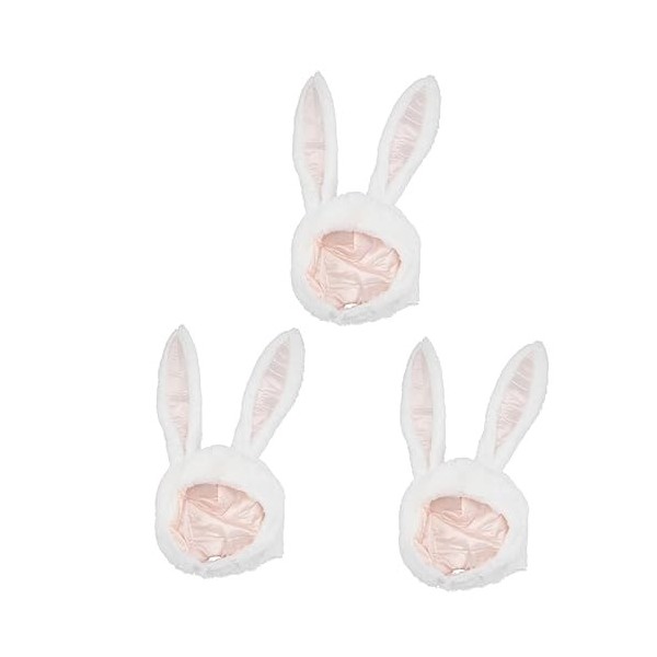 Abaodam 4 Pièces Chapeau De Carnaval Animal Costume Accessoire en Peluche Ribbit Chapeau Chucky Costume pour Enfants Accessoi