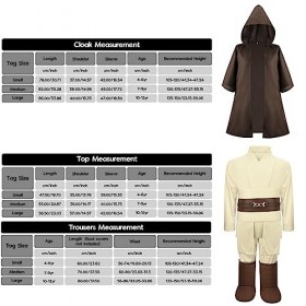 PLULON 10 pièces Costume de Chevalier pour Enfants Tunique à Capuche avec Accessoires Médiévaux pour Garçons Déguisements Cos