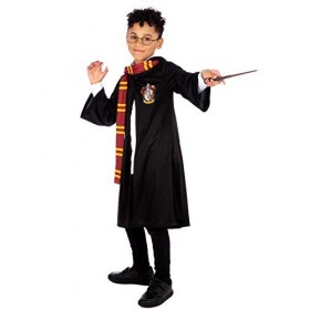 Harry Potter Deguisement Enfant | Cape Gryffondor | Déguisements pour Enfants Hogwarts Noir 11-12 ans