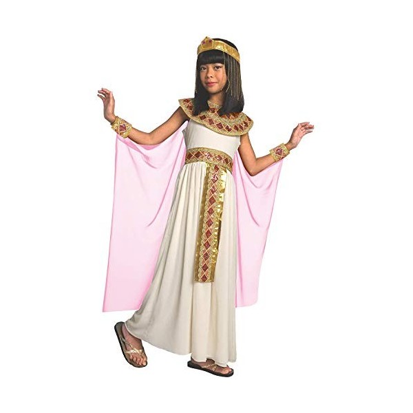 Morph Deguisement Cleopatre Fille Rose, Deguisement Egyptien Fille, Deguisement Egyptienne Fille, Déguisement Cleopatre Enfan