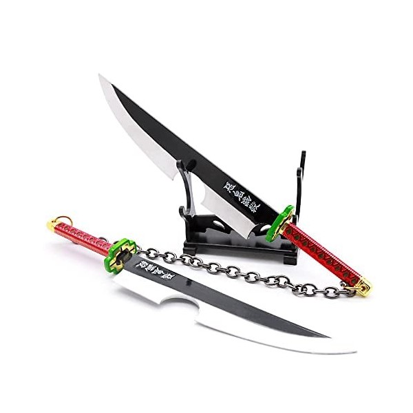 WXJP Demon Slayer Mini Jouet Katana Uzui Tengen Samouraï Épée Cosplay Accessoire Modèle Jouets Darme Décoratif pour Enfants,