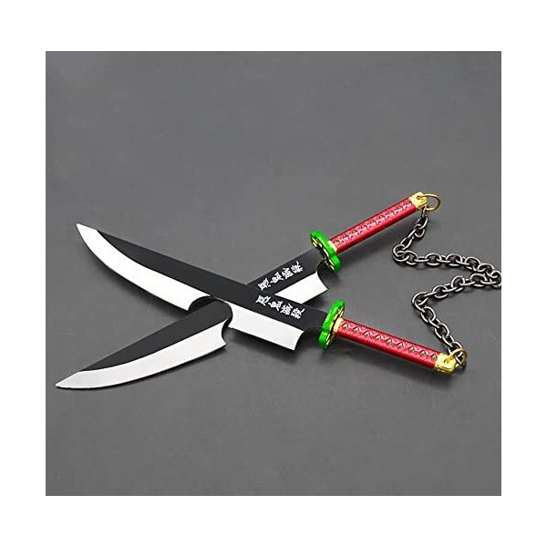 WXJP Demon Slayer Mini Jouet Katana Uzui Tengen Samouraï Épée Cosplay Accessoire Modèle Jouets Darme Décoratif pour Enfants,