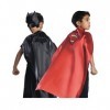 COOLMP Cape réversible Batman VS Superman Enfant - Taille Unique - Accessoires de fête, Costume, déguisement, Jeux, Jouets