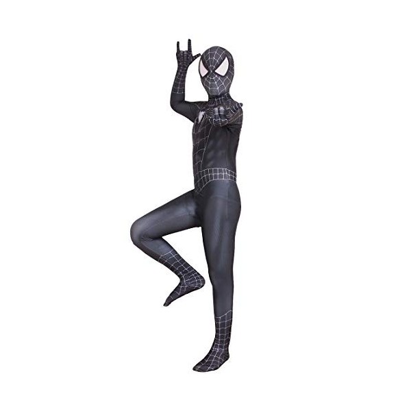 MODRYER Enfants Adultes Spiderman Costume Super-héros Remy Toby Cosplay Onesies Halloween Mascarade Jumpsuit Bodysuit Déguise