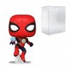 Pop ! Marvel Spider-Man : No Way Home – Spider-Man en costume intégré avec étui de protection compatible Pop Box 