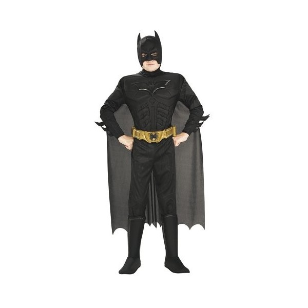 Rubies 880401-L Déguisement de Batman musclé de The Dark Knight Rises pour enfant, fourni dans une boîte