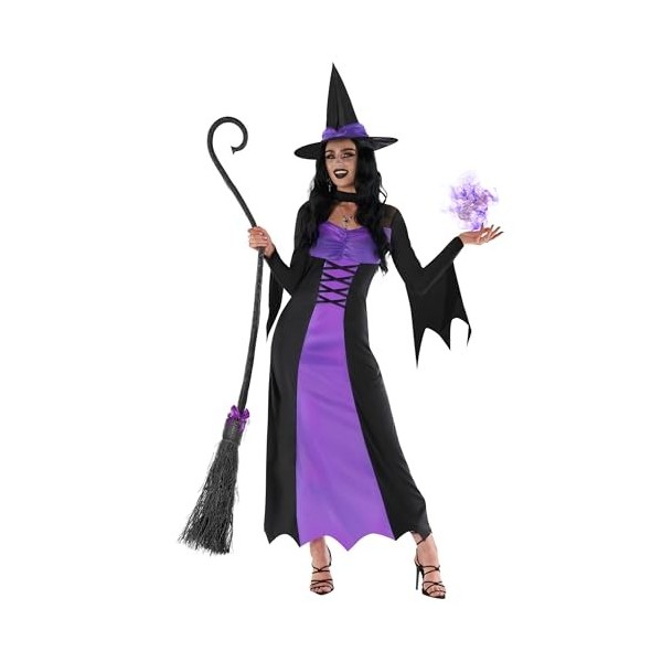 Morph Deguisement Sorciere Femme Halloween, Déguisement Femme Sorcière, Déguisement Sorciere Femme, Déguisement Sorcière Femm