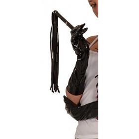 COOLMP Lot de 6 - Fouet Imitation Cuir - Taille Unique - Accessoires de fête, Costume, déguisement, Jeux, Jouets