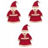 ABOOFAN 3Pcs Chapeau Avec Tenue Robe Accessoire Fille Cosplay Rouge Vêtements Vêtements Enfants Thème Costume Hommes Preforma