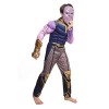 Thanos Muscle Combinaison Enfants Halloween Cosplay Costumes Unisexe Performance Body Déguisement Onesies Mascarade Tenue Co