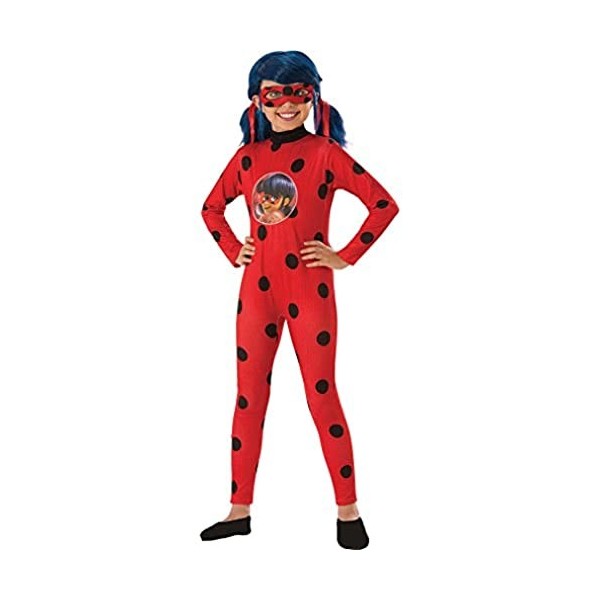 Rubies - Déguisement Officiel Tikky Ladybug avec Accessoires en panoplie, 155137L, Rouge