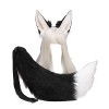 CLSQLXYJZC Ensemble Queue et Oreilles de Renard Cosplay, Peluche Chat Bandeau Déguisement Animal Cosplay Costume Accessoire, 