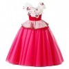 Lito Angels Deguisement Costume Robe La Belle au Bois Dormant Princesse Aurore avec Accessories pour Enfant Fille, Taille 7-8