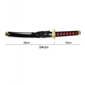 MDINKSL Anime Katana, épée De Samouraï Japonaise, Lame De Samouraï avec Fourreau, épée Ranbu, Adaptée Aux Accessoires De Jeu 