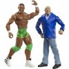 WWE Coffret Kurt Angle vs. Jason Jordan figurines articulées de 17 cm en tenue de combat, jouet à collectionner, GBN52