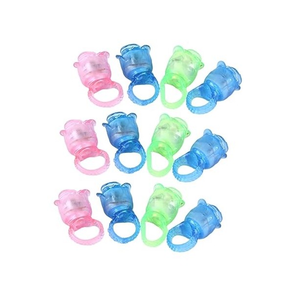 Totority 72 Pièces Décorations De Fête Accessoires De Cosplay Ensemble De Jeu Pour Enfants Le Jouet Rose Brille Dans Le Noir 