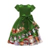 Yavion Robe Bébé Noel Deguisement Fille 4 Ans Tenue Mère Fille Assortie Robe Coktail Rouge DéGuisement Enfant Fille Déguiseme