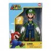 Figurine - JAKKS Pacific - Super Mario Bros : Luigi + Bloc ? - 10 cm