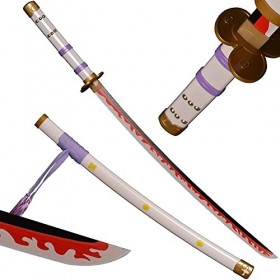 HXSM Katana Zoro Épée Cosplay DAnime Katana Demon Slayer Yama Enma AME No Habakiri Épée De Samouraï 104cm Épée De Ninja en B